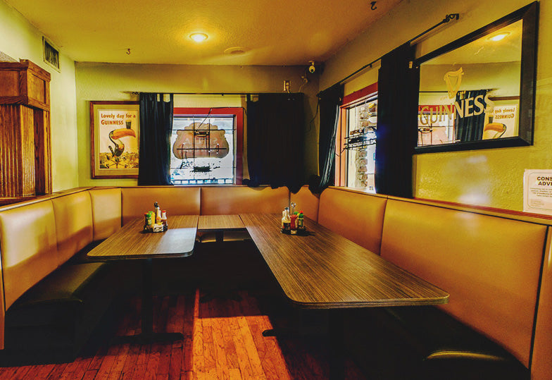 L Shaped Booths